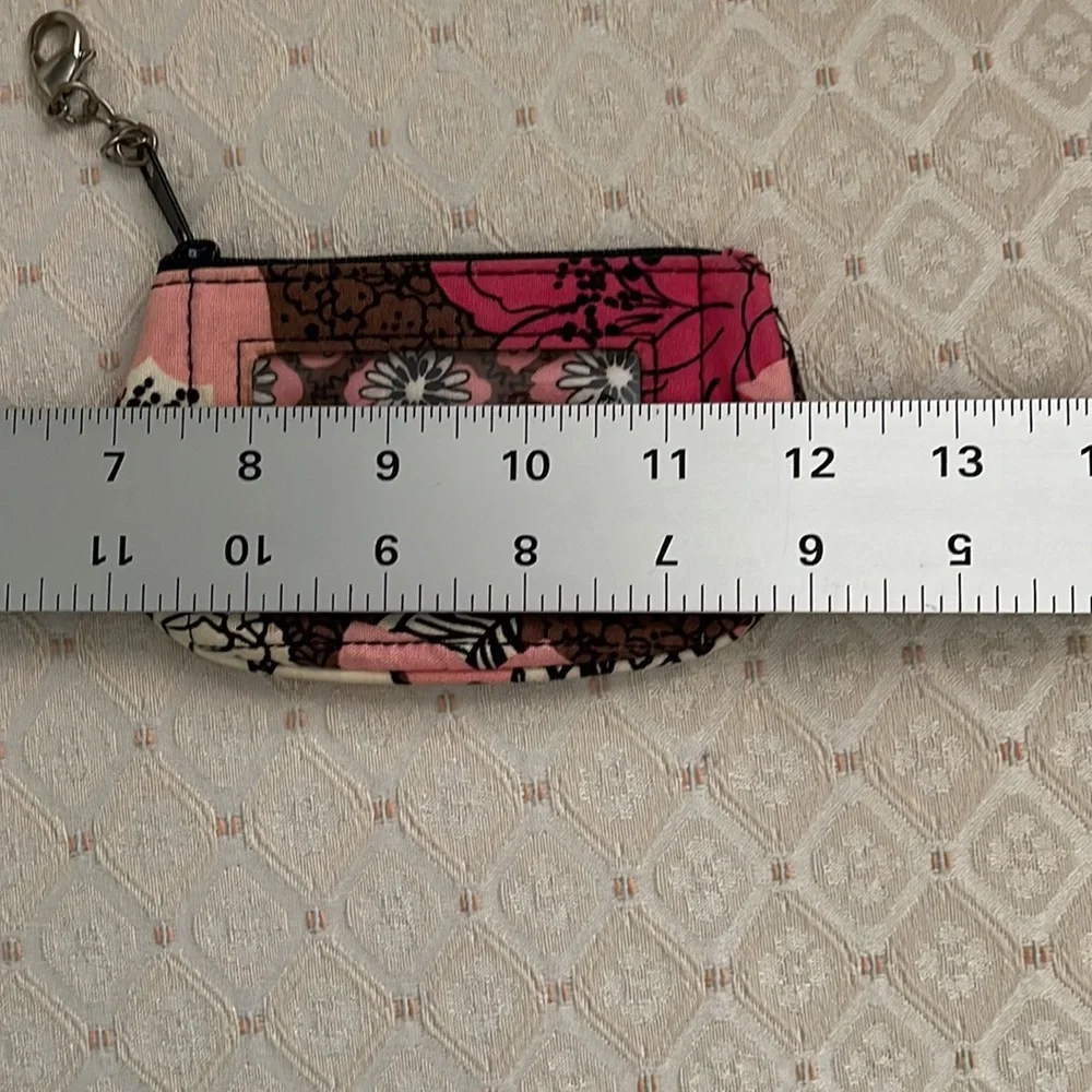 Vera Bradley floral ID wallet pink and black pattern - Picture 6 of 6